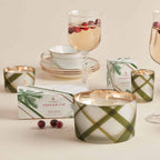 Frasier Fir? Frosted Plaid 3-Wick Candle