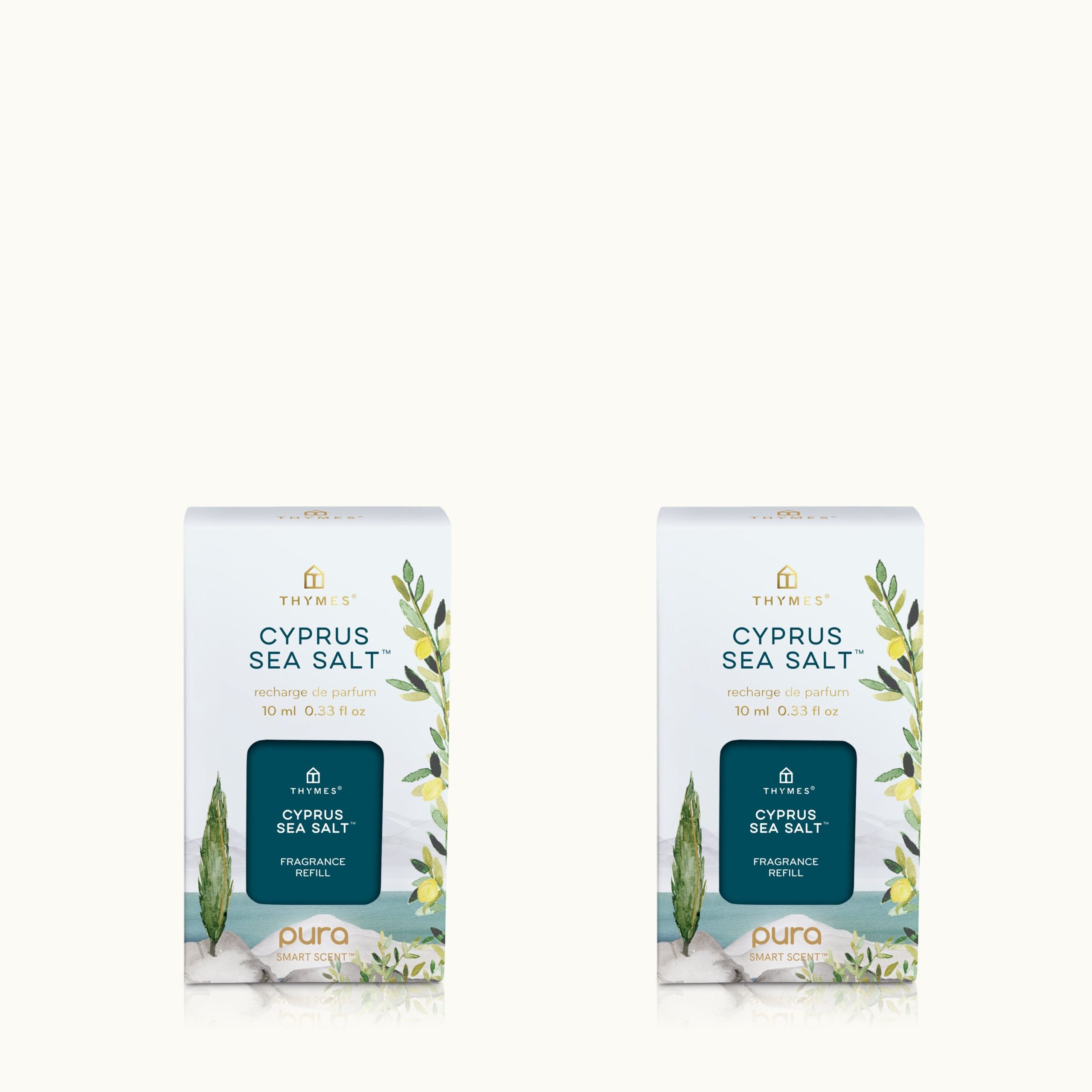 Cyprus Sea Salt Pura? Diffuser Refill. 2-Pack Bundle