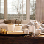 Frasier Fir? Large Frosted Wood Grain Candle
