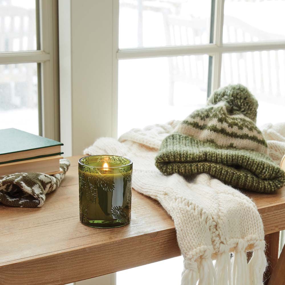 Frasier Fir® Green Glass Candle