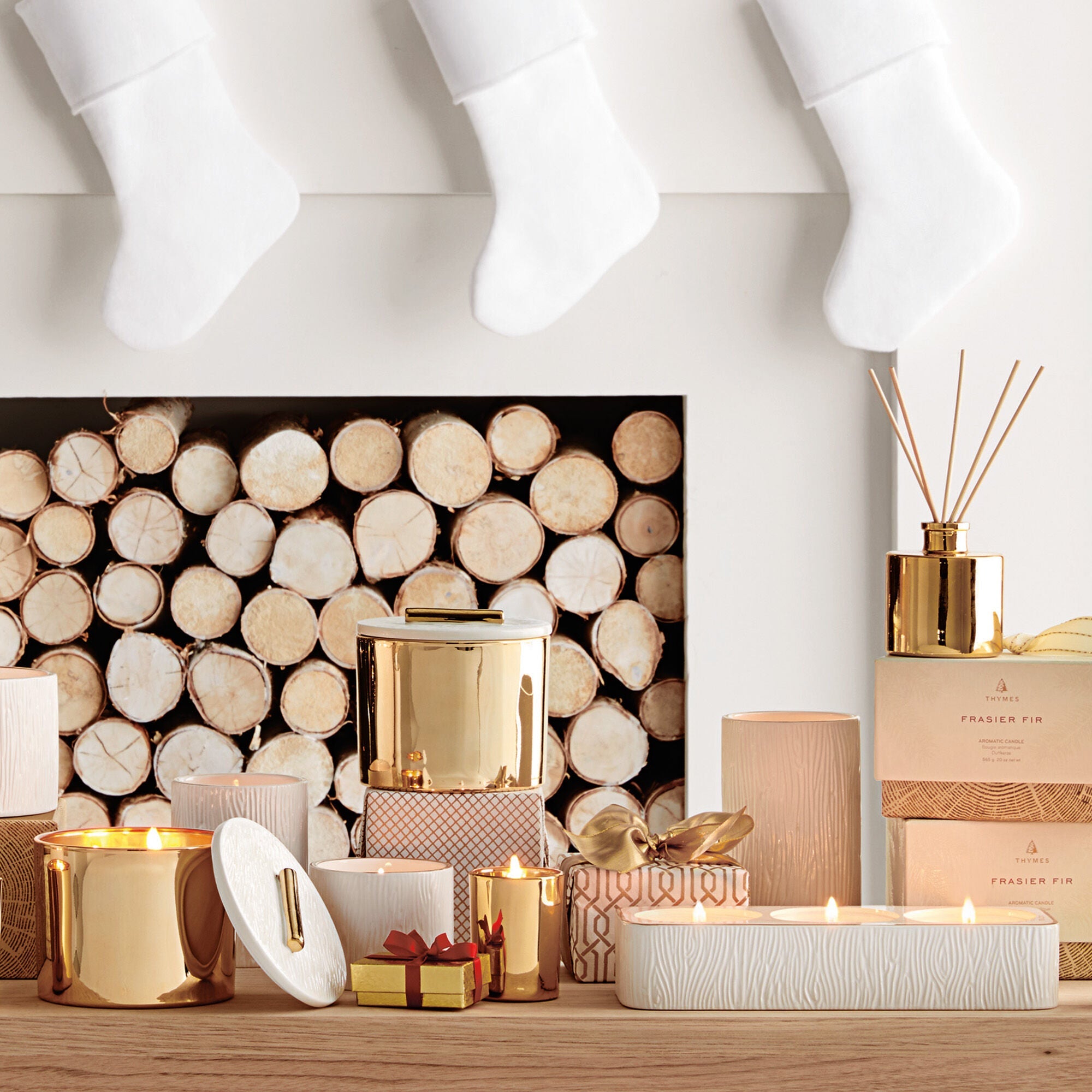 Frasier Fir? Petite Gold Reed Diffuser
