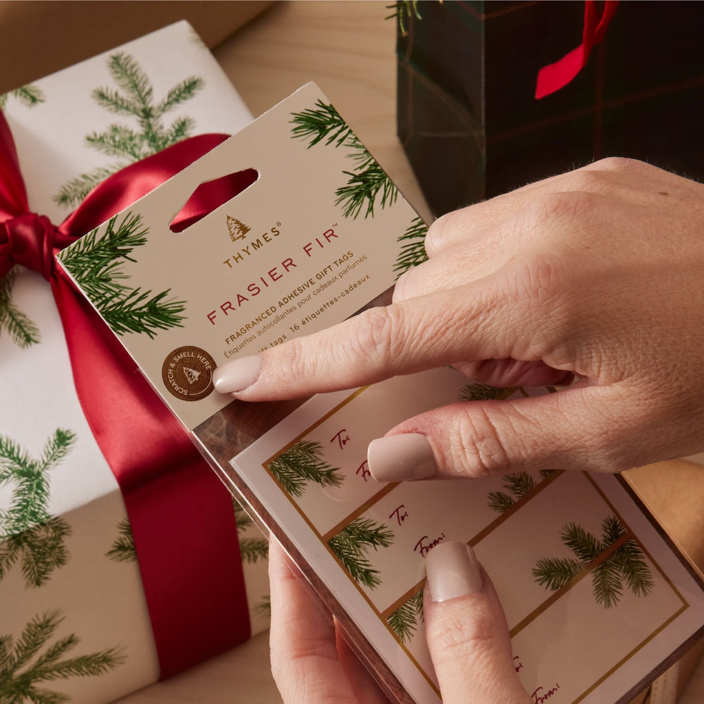 Frasier Fir? Fragranced Adhesive Gift Tags