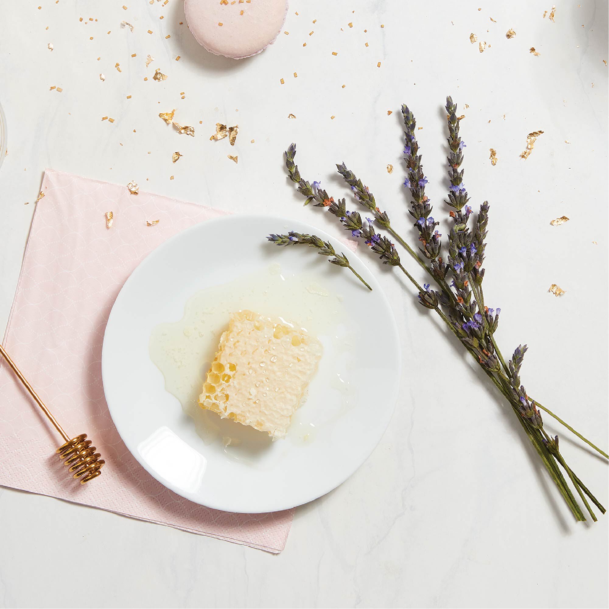 Lavender Honey Poured Candle