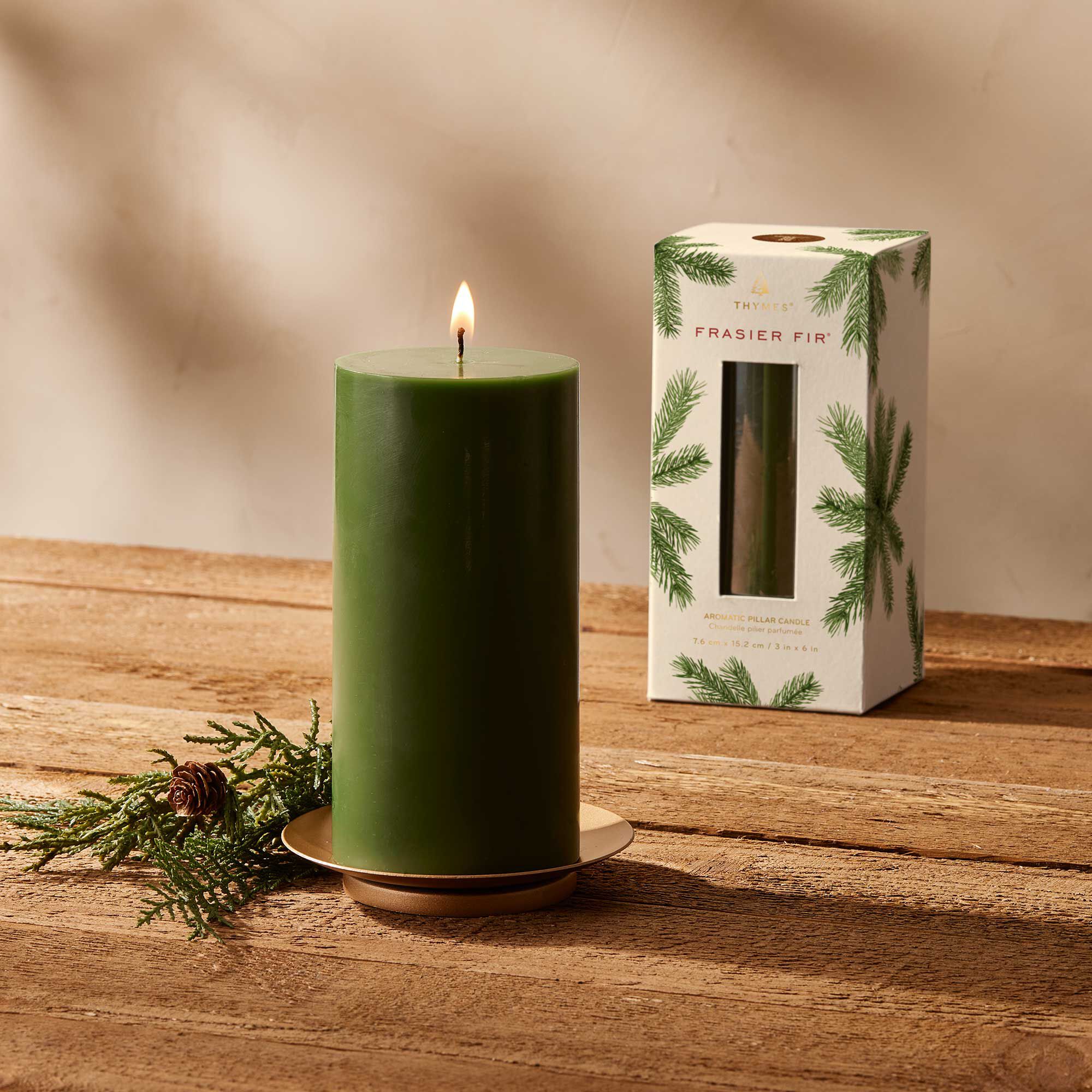 Frasier Fir? Pillar Candle. Large
