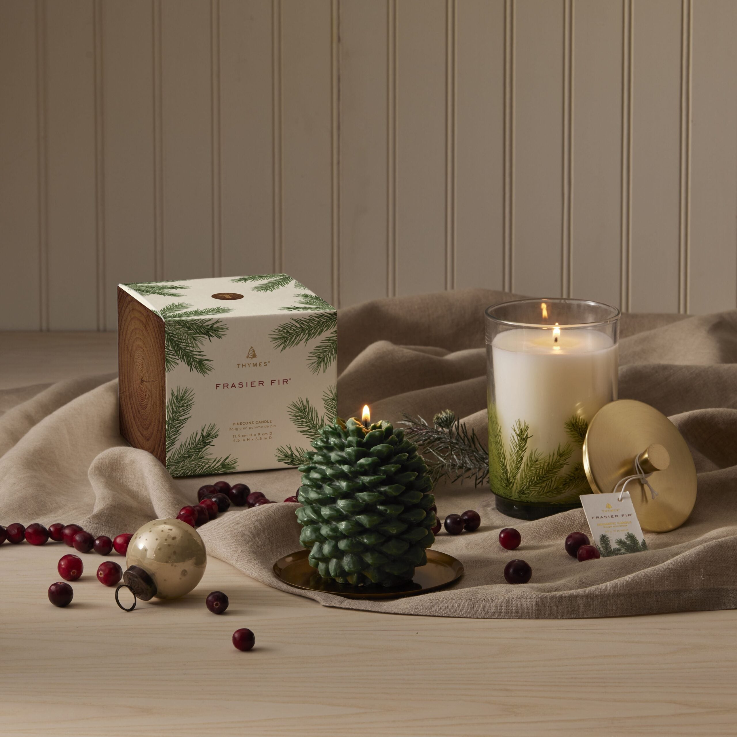 Frasier Fir? Petite Molded Pinecone Candle