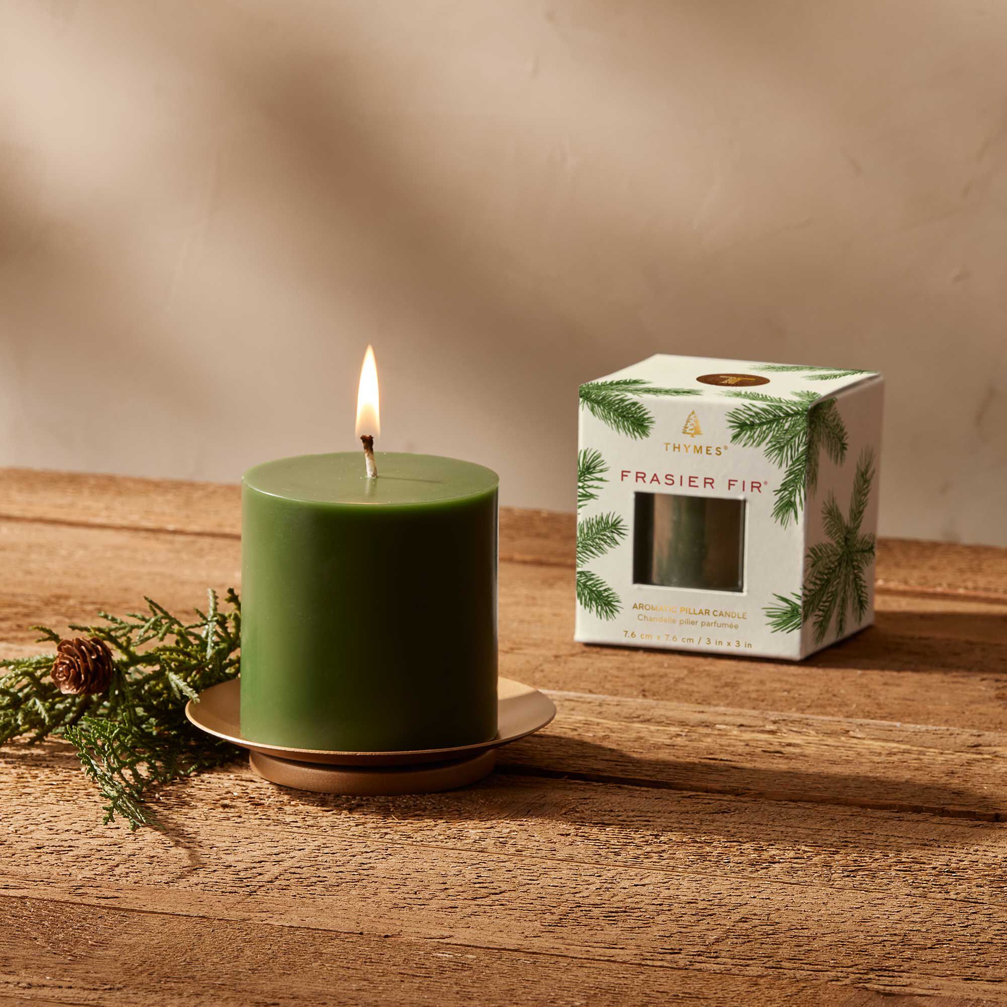 Frasier Fir? Pillar Candle. Small