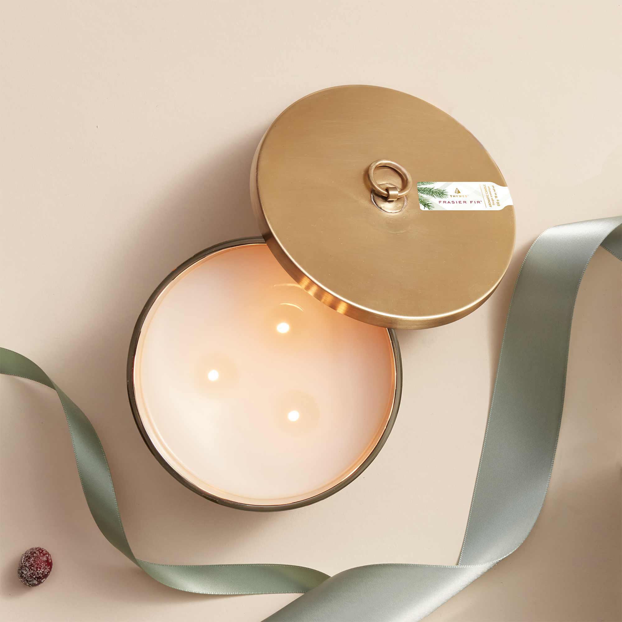 Frasier Fir® Frosted Plaid 3-Wick Candle