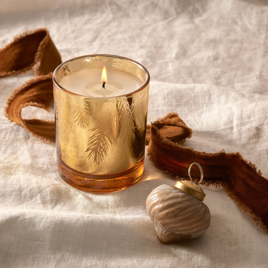 Frasier Fir? Gilded Gold Poured Candle