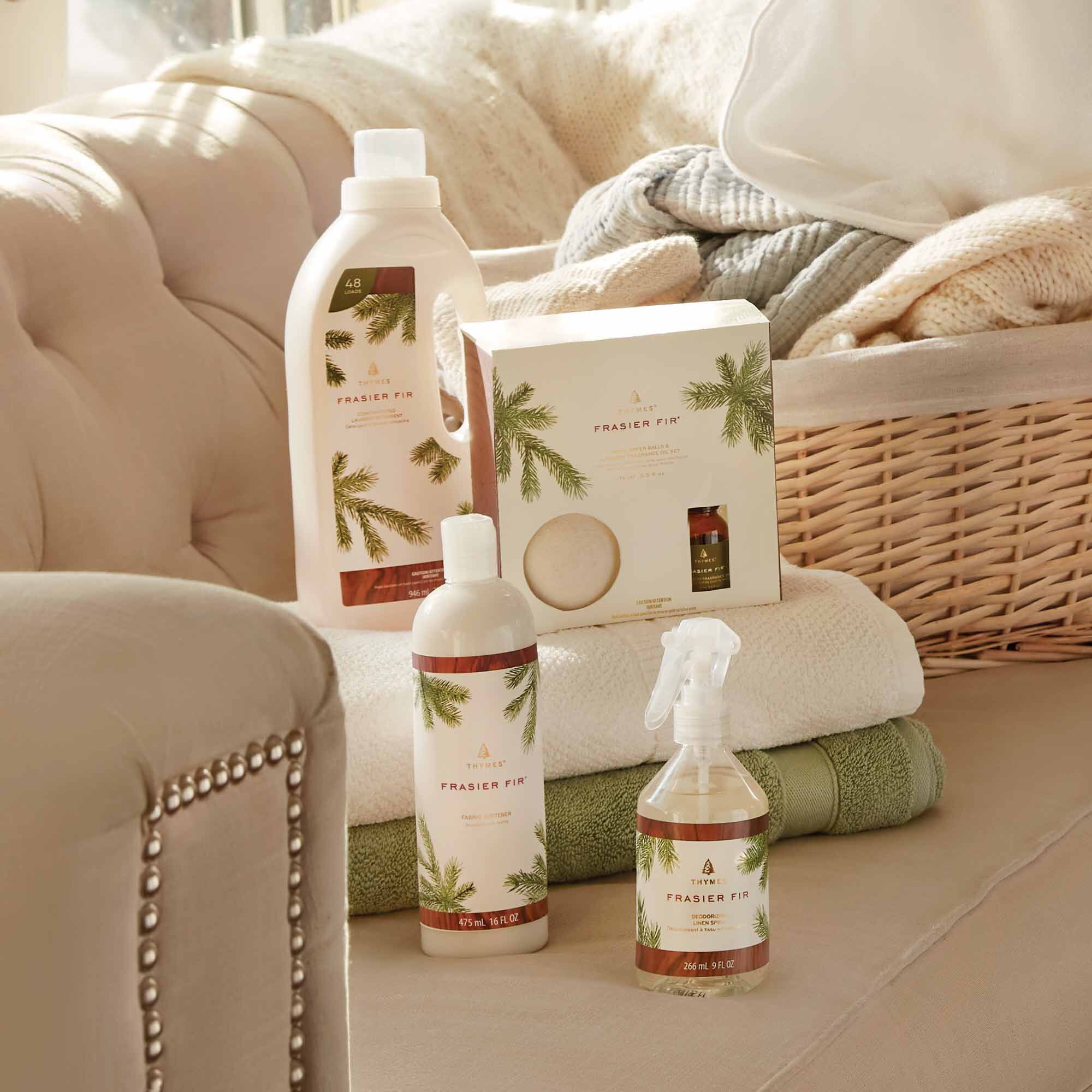 Frasier Fir® Wool Dryer Balls & Laundry Fragrance Oil Set
