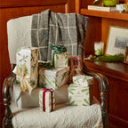 Frasier Fir® Frosted Plaid Wrapping Paper. 2 Pack