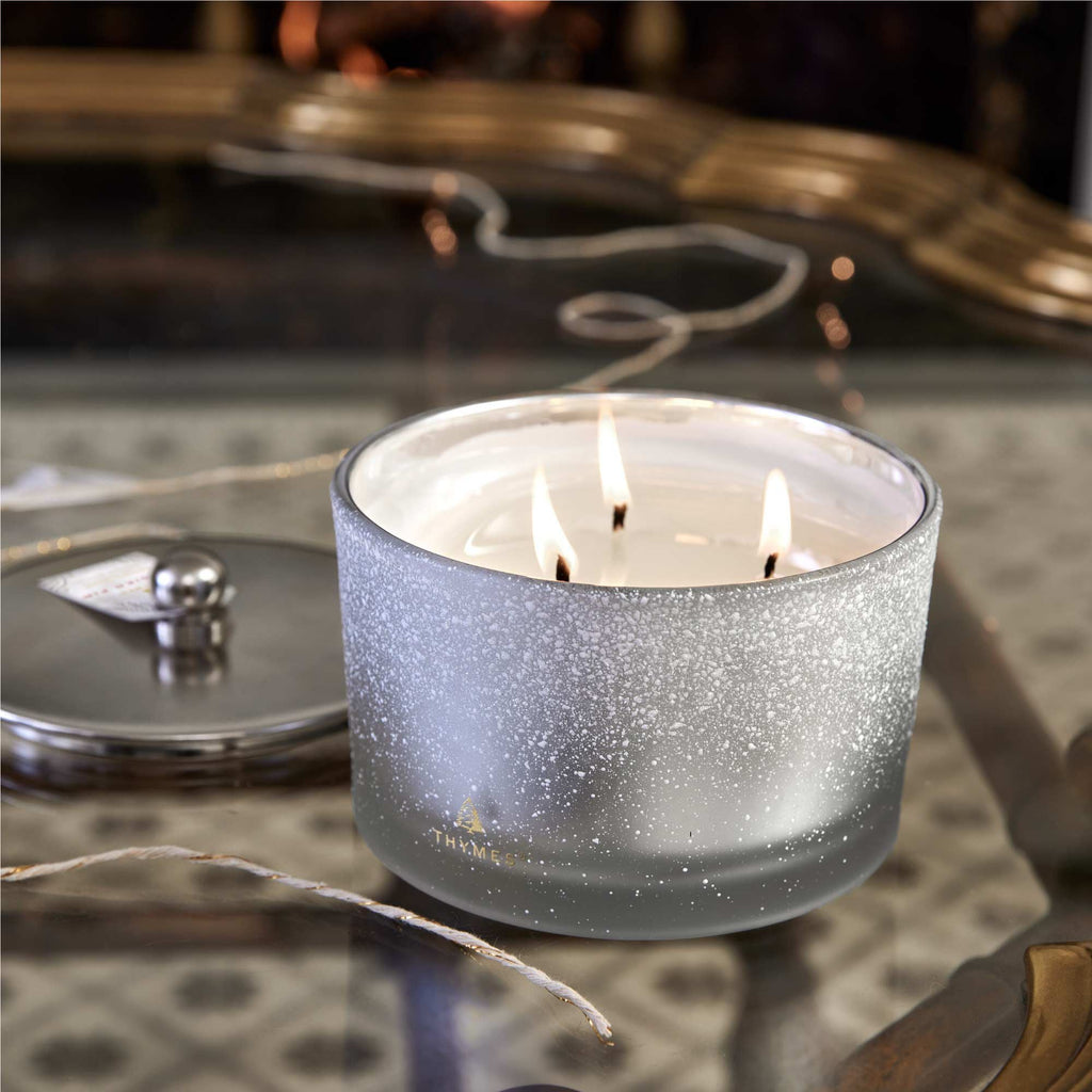 Frasier Fir? Flocked 3-Wick Poured Candle
