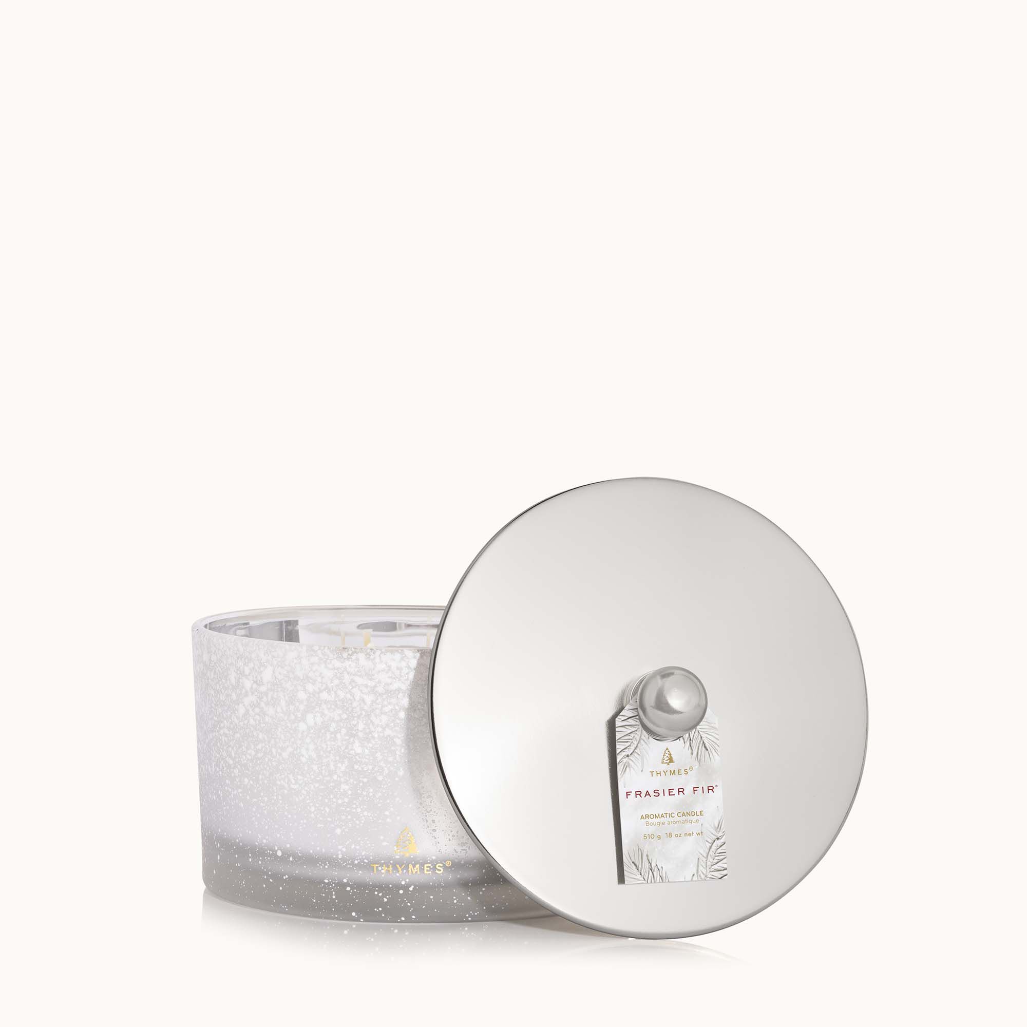 Frasier Fir? Flocked 3-Wick Poured Candle