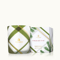 Frasier Fir? Frosted Plaid Medium Candle