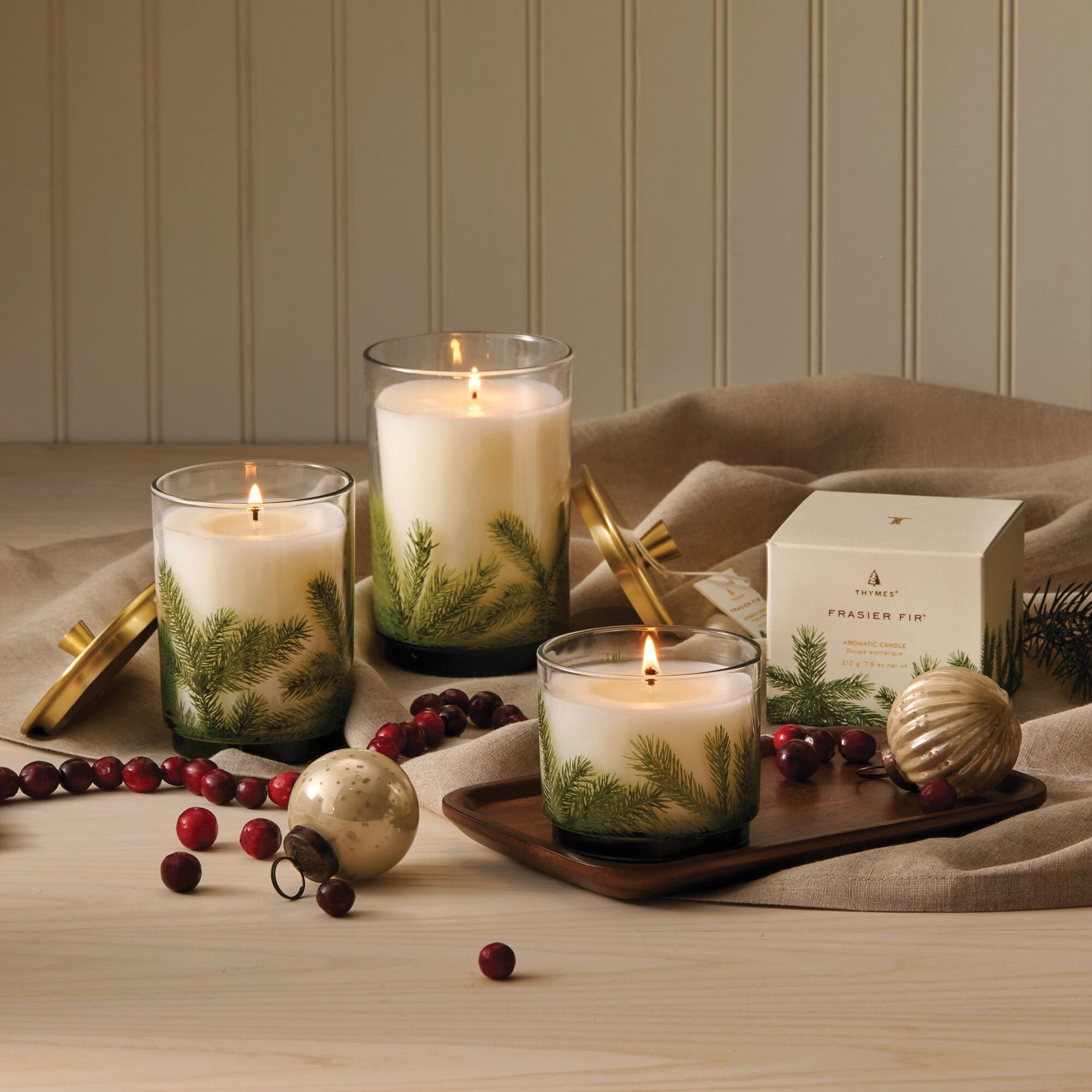 Frasier Fir? Heritage Medium Pine Needle Luminary