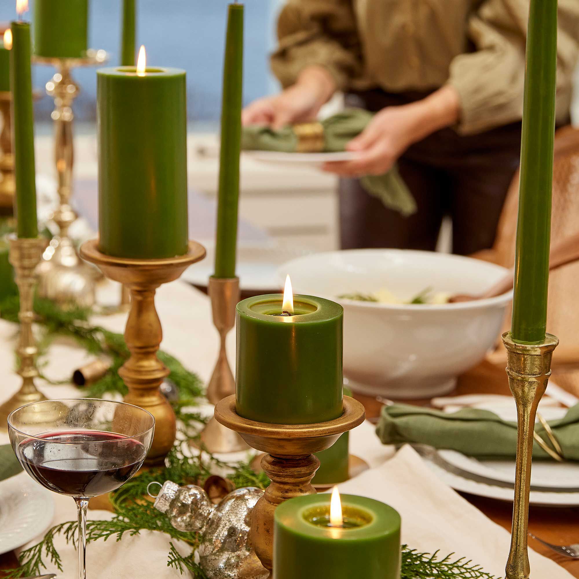 Frasier Fir? Pillar Candle. Small