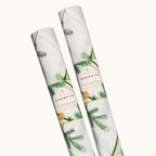 Frasier Fir? Frosted Plaid Wrapping Paper. 2 Pack