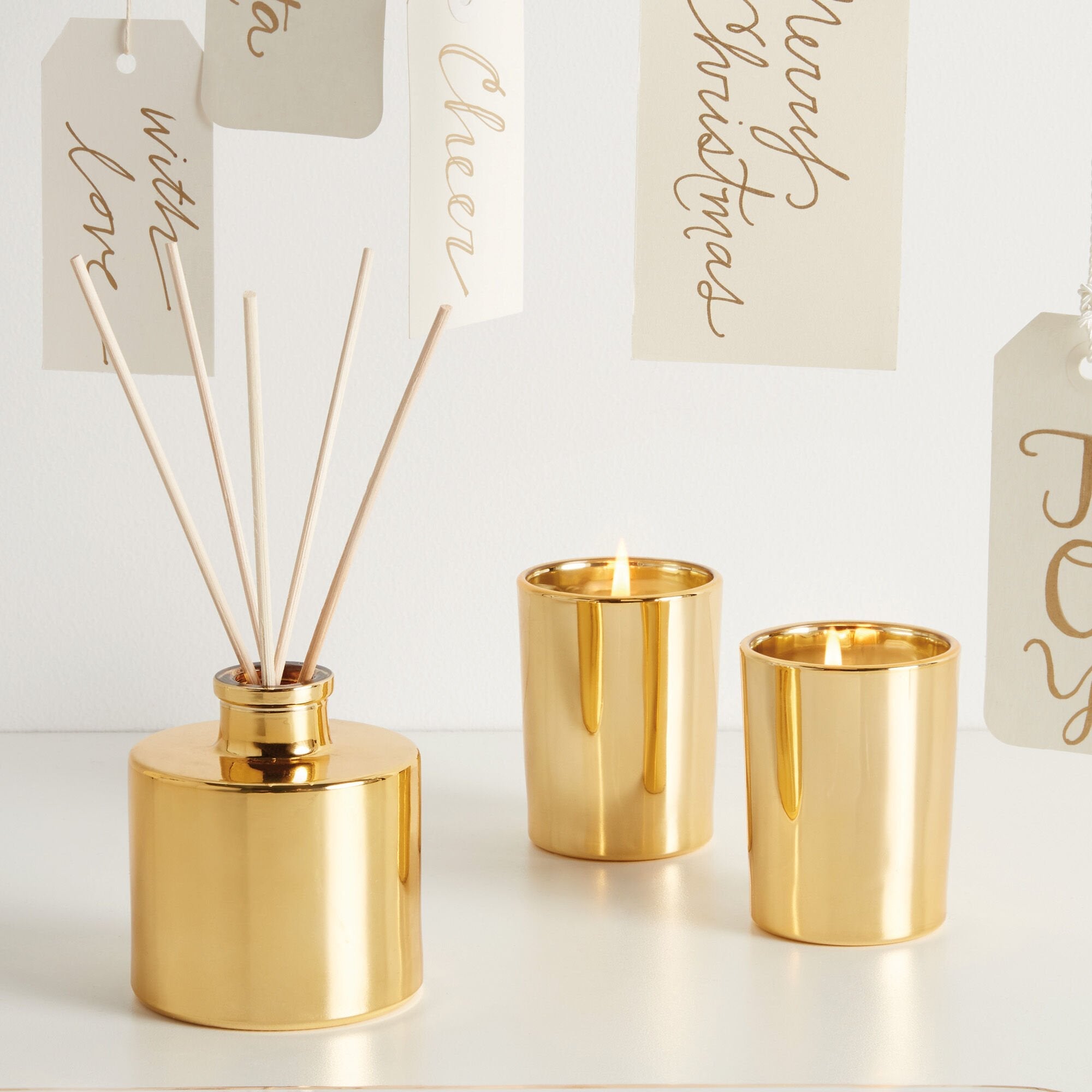 Frasier Fir? Petite Gold Reed Diffuser