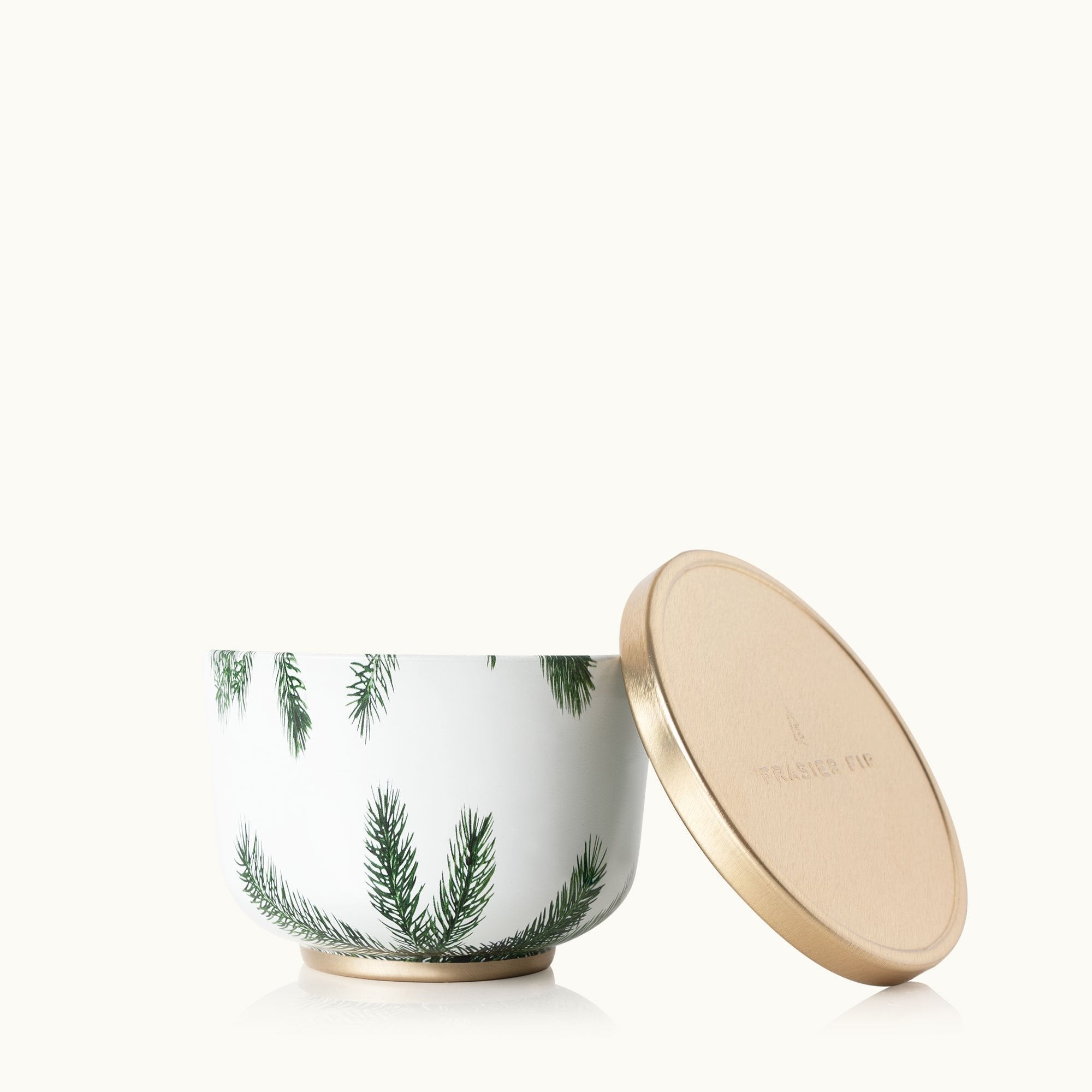 Frasier Fir? Candle Tin with Gold Lid