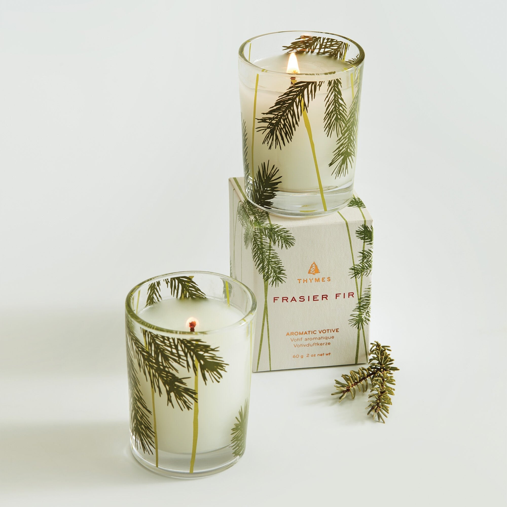 Frasier Fir? Pine Needle Votive Candle
