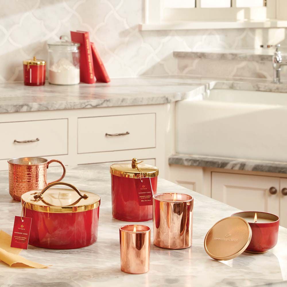 Simmered Cider Harvest Red 4-Wick Candle