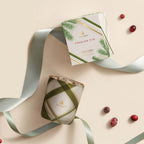 Frasier Fir? Frosted Plaid Medium Candle
