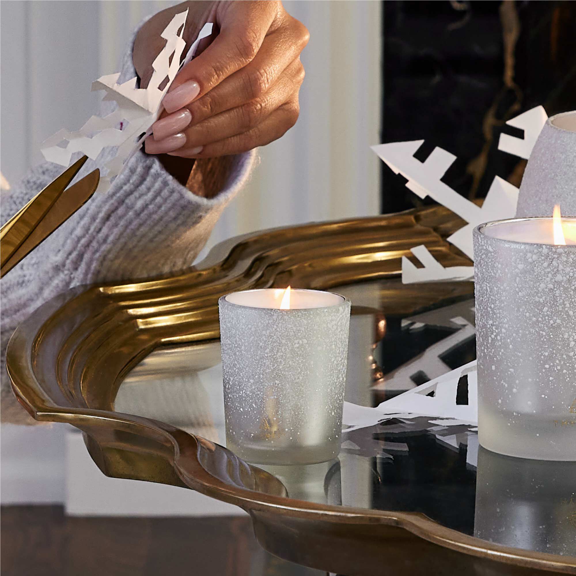 Frasier Fir® Flocked Votive Candle