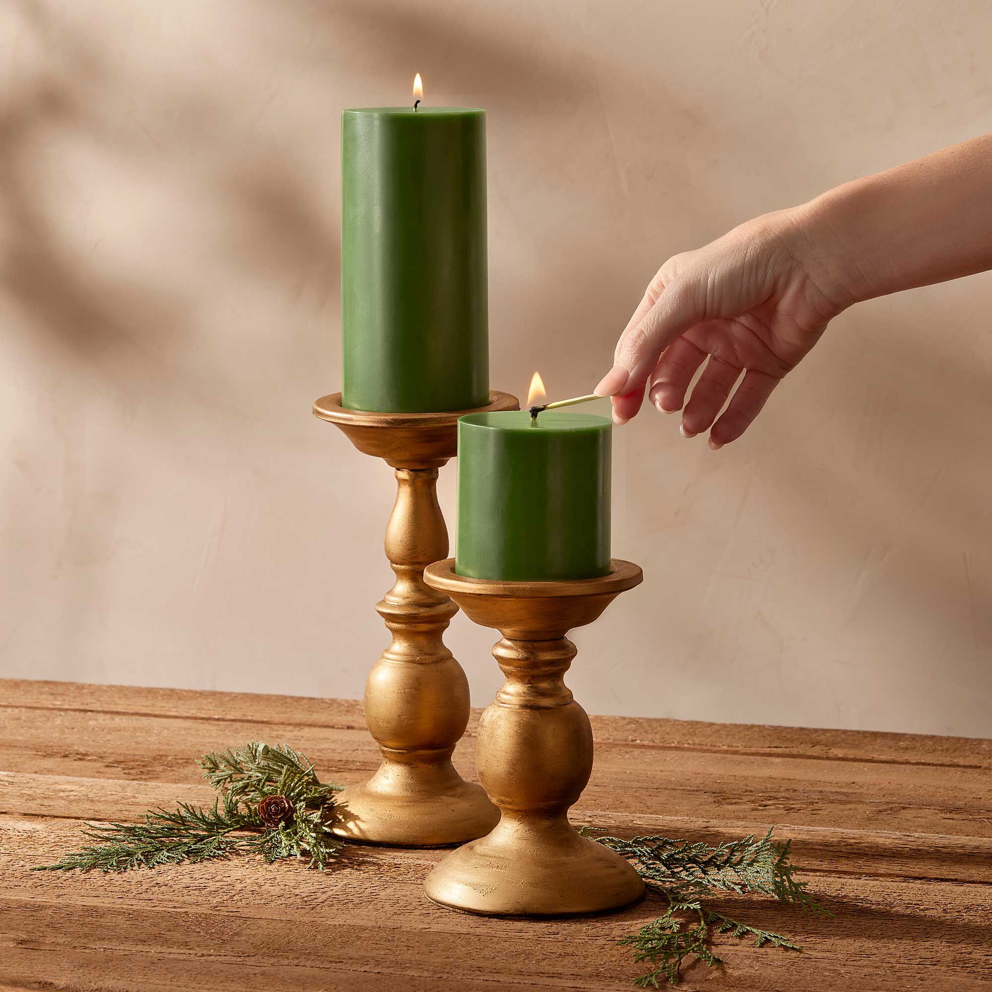 Frasier Fir? Pillar Candle. Small